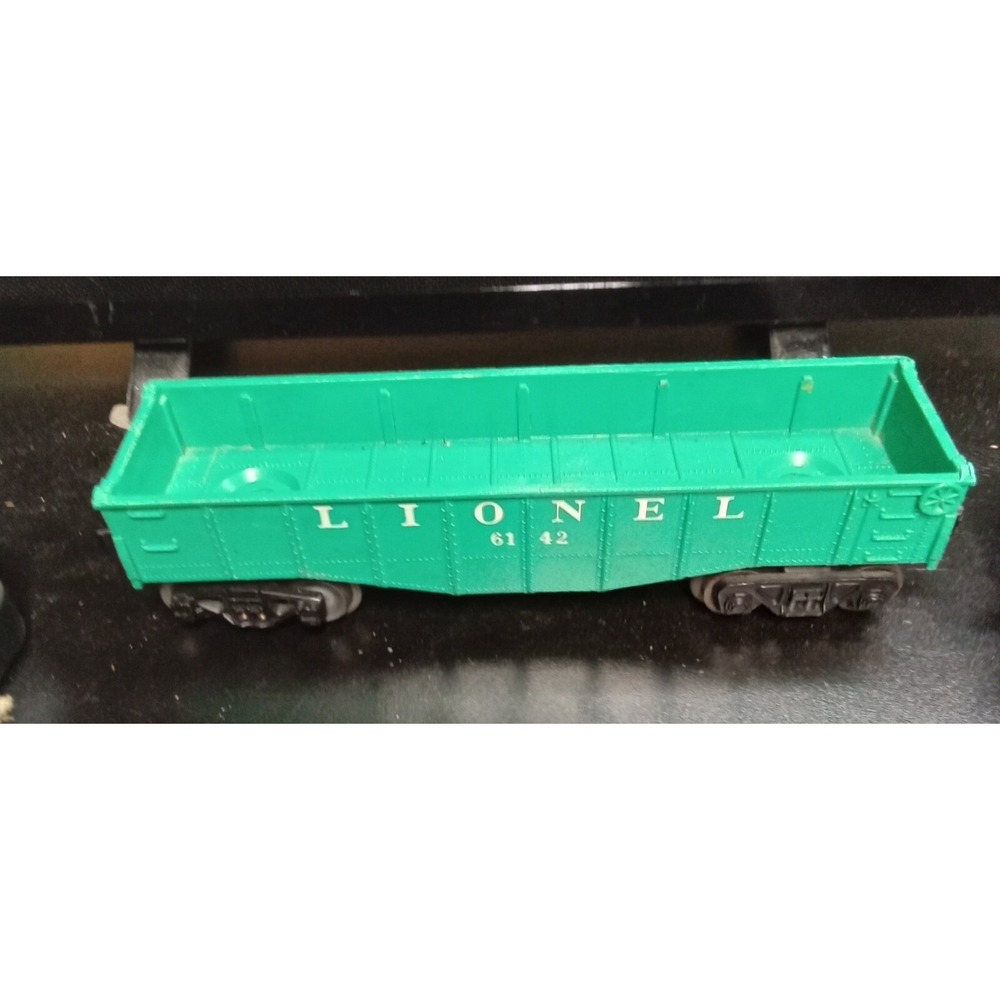 Lionel 6142 Green Gondola Car O Gauge‎ Model Train Rolling Stock Vintage